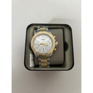 Fossil BQM2707 Bannon Multifunction Two-Tone Stainless Steel Watch